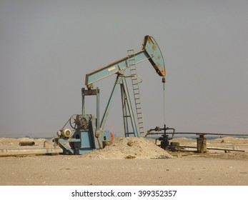 Nodding Donkey Oil Pump In Egypt