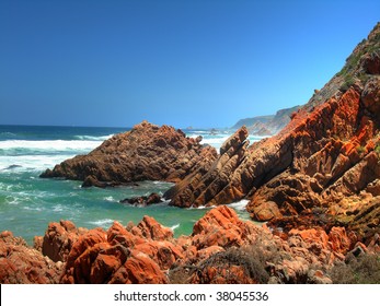 Noetzie Rocks In Knysna, South Africa.