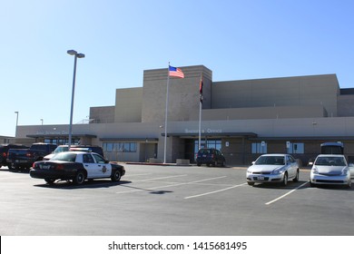 Nogales, Ariz. / US - March 8, 2011: Exterior Of The Brand New Santa Cruz County Sheriff's Office And Jail Just Before It Opens For Full Operations. 4759