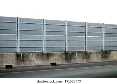 A Noise Barrier On Highway