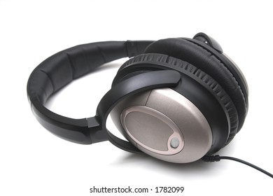 Noise Cancelling Headphones, Isolated On White