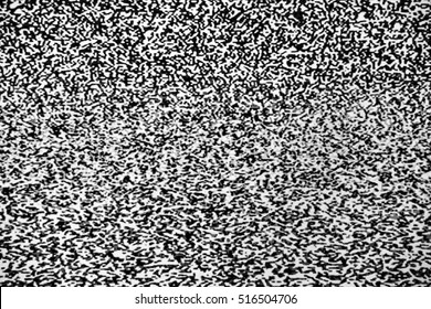 Noise Tv Screen Pixels Interfering Signal