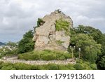 nojeokbong rock mountain in mokpo, south korea.