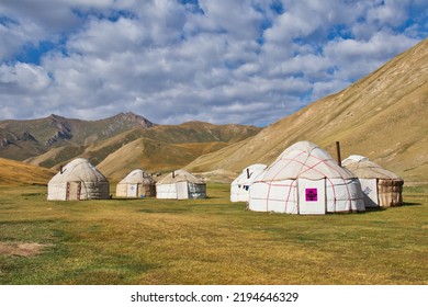 Nomadic Yurt In Wild Kyrgyzstan