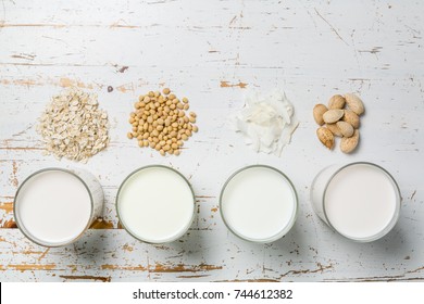 Non dairy milk concept - Shutterstock ID 744612382