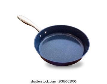 Non Stick Surface Frying Pan Isolated On White Background	
