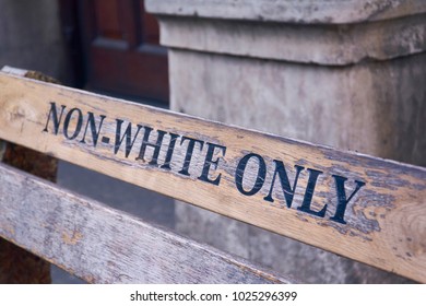 Non White Only Bench In Cape Town