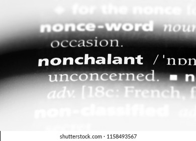 Nonchalant Word Dictionary Concept 260nw 1158493567 