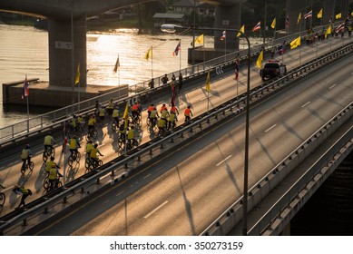 Nontaburi,Thailand,December 11-2015 : Bike for Dad is event for  - Shutterstock ID 350273159