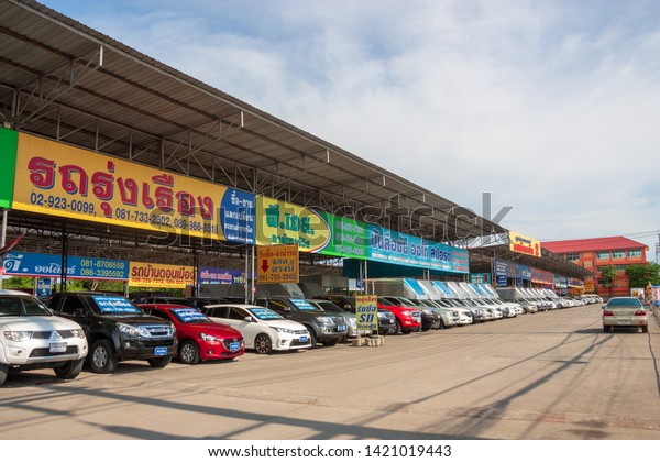 Nonthaburi - Bang Bua\
Thong, 11 June 2019 The 2nd hand car market is very popular and\
traded in Thailand.