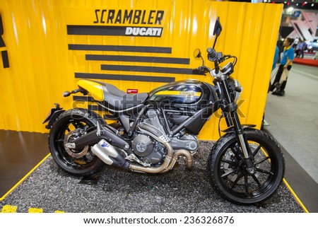 Nonthaburi Desember 4 Ducati Scrambler Motorcycle Stock Photo Edit