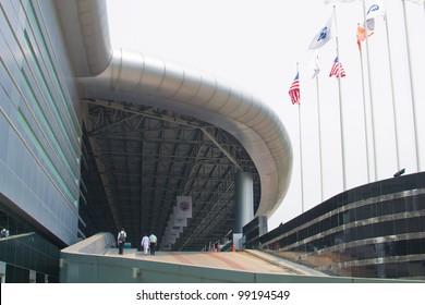 NONTHABURI, THAILAND - MARCH 28: Main Building Of Impact Arena The 33rd Bangkok International Motor Show On March 28, 2012 In Nonthaburi, Thailand.