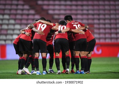 Nonthaburi-thailand-23feb2021:Player Of Scg Muangthong In Action During Thaileague Between Scg Muangthong Against Port Fc At Scg Stadium,thailand