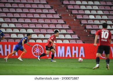 Nonthaburi-thailand-23feb2021:Suporn Peenakatapho #5 Player Of Scg Muangthong In Action During Thaileague Between Scg Muangthong Against Port Fc At Scg Stadium,thailand