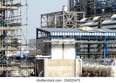 NONTHABURI-THAILAND-DECEMBER 12 : Construction of EGAT's North Bangkok gas combine cycle power plant 800 MW on December 12, 2015 in Nonthaburi, Thailand.
