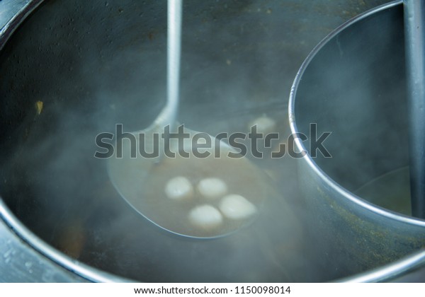 Noodle Potthai Asian Street Food On Royalty Free Stock Image