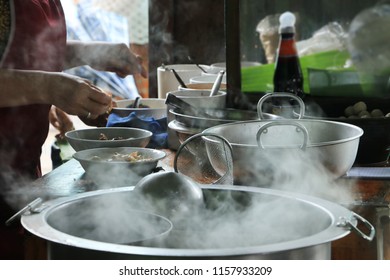 Noodle Shop In Ayutthaya, Thailand