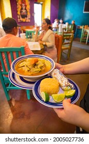 Noon Meal At Meson De San Agustin Restaurant