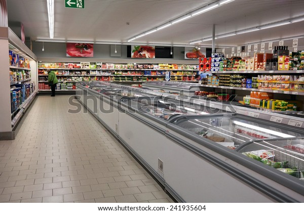 Nordhorn Germany December 23 Interior Aldi Stock Photo (Edit Now) 241935604