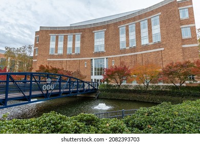 NORFOLK, VA, USA - NOVEMBER 21: Albert Brooks Gornto Jr. Hall On November 21, 2021 At Old Dominion University In Norfolk, Virginia.