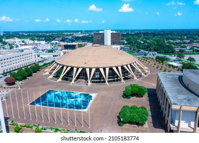 Norfolk, Virginia - August 27 2021: Aerial View Of The Scope Arena In Norfolk Virginia  