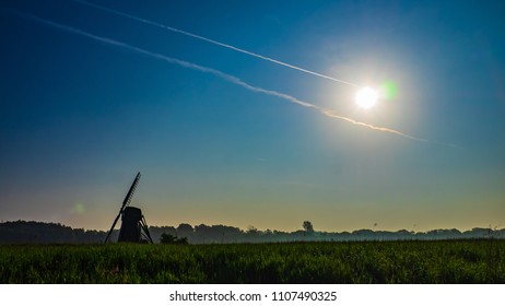 Norfolk Windmil Sunrise