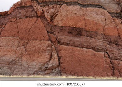 Normal Fault Near Moab, Utah