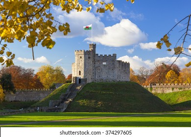 Norman Keep, Cardiff Castle, Cardiff, Wales, U.K.