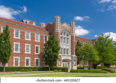 NORMAN, OK/USA - MAY 20, 2016: Ellison Hall On University Of Oklahoma  At The University Of Oklahoma.