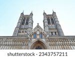 Norman West front of Lincoln Cathedral