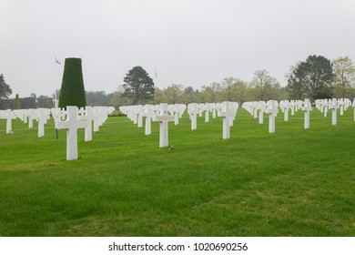 Normandy American Cementary Last Resting Place Of Theodore Roosevelt Jr. And Many American Soldiers