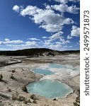 Norris Geyser Basin, located in Yellowstone National Park, is the park’s hottest and most dynamic geothermal area.