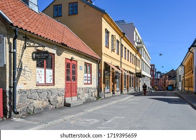 NORRKOPING, SWEDEN - APRIL 15, 2020: Historic Pharmacy Dating Back To 1760 Currently Serving As A Café. Known As ”the Last Drink” This Pharmacy Offered People Going To The Gallows A Last Drink.