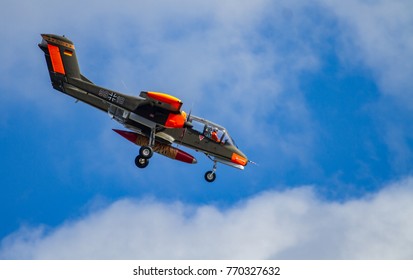 North American Rockwell OV-10 Bronco Displaying At Farnborough International Airshow 2016