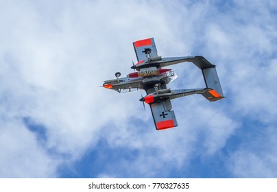 North American Rockwell OV-10 Bronco Displaying At Farnborough International Airshow 2016