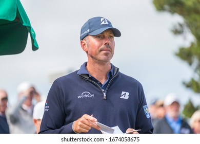 North Berwick, Scotland, July 12th 2019: Aberdeen Standard Investments Scottish Open Golf Championship At The Renaissance Club. America's Matt Kuchar (USA) Views The First Fairway.