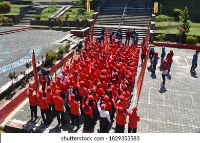 North Borneo/Indonesia Maret 2018 : The Process Of Enrollment Activities In The Faculty Of Law School Ward With The Democratic Education Agenda And Justice Toward Humanity.