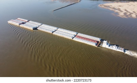 North Bound River Barge Missouri