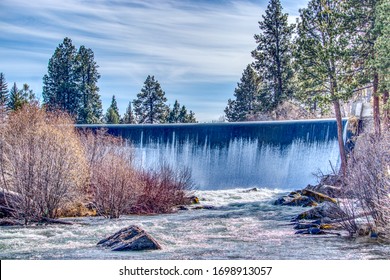 North Canal Diversion Dam In Bend, Oregon.