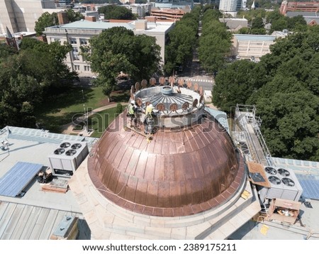 North Carolina Capitol Building - Drone