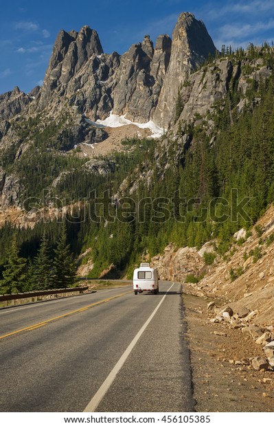 North Cascades Highway. The North Cascades\
Highway is the first National Scenic Highway in the United States.\
There are sweeping vistas, alpine meadows, wildlife watching and\
recreation galore.