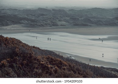 North Devon Winter Beach Scene