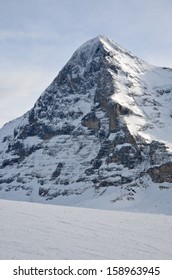 The North face of Eiger in the Bernese Alps, Switzerland