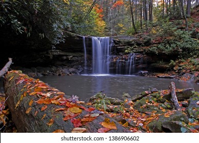 North Fork Falls. Twin Falls State Park. West Virginia