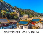 North Gate Zhenwu Temple Great Wall West Juyongguan Juyong Pass Beijing China. Northern gateway to Beijing and the closest Wall section to Beijing. Built during Ming Dynasty in 1368 to protect Pass .