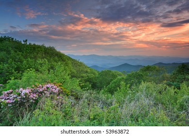 North Georgia Mountains , Brasstown Bald Sunset