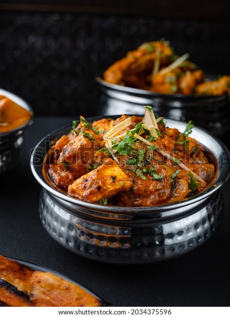 North Indian Food Platting Stock Photo (Edit Now) 2034375596