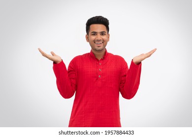 North Indian Man Looking Surprised