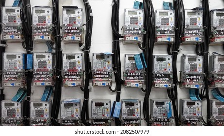 North Jakarta, Indonesia - Nov, 28, 2021: An electricity token is a unit of payment that is used to recharge electricity at the prepaid State Electricity Service (PLN).