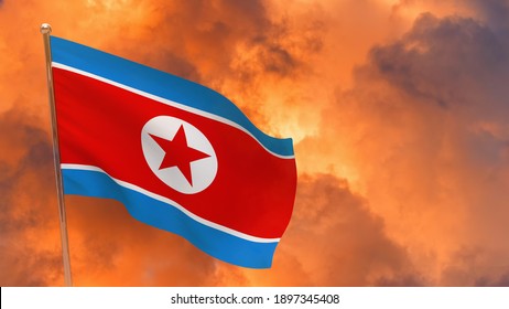 国旗 北朝鮮 の画像 写真素材 ベクター画像 Shutterstock